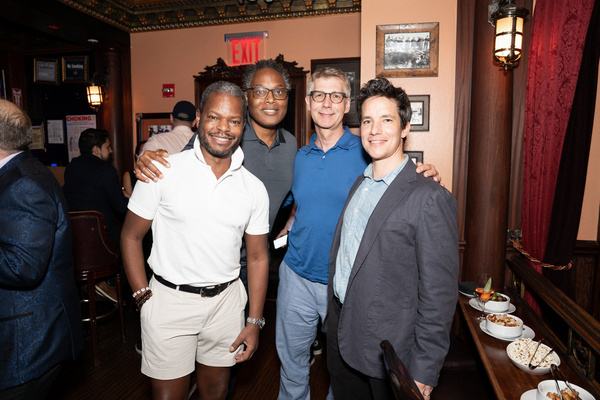 Demetric Duckett, Dexter Sealy, Erick Holmberg and Pablo Eluchans at 54 Below on August 4, 2022 Photo by Leslie Farinacci