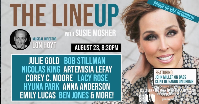 Photos: THE LINEUP WITH SUSIE MOSHER at Birdland Theater as Documented by Gene Reed Image