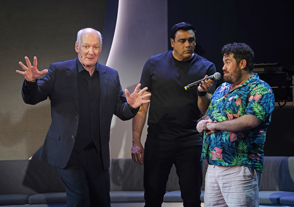 Colin Mochrie, Asad Mecci, and Hyprovisers Photo