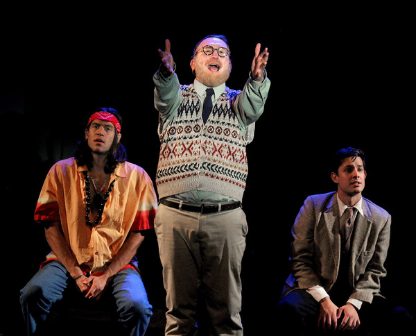 Foreground: Ethan Paulini as Ed Kleban
Background: Ira Kramer as Bobby and Jorge Donoso as Charley