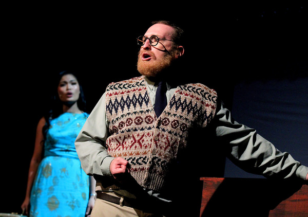 Ethan Paulini as Ed Kleban and Reanne Acasio as Sophie in Weathervane Theatres production of A CLASS ACT.