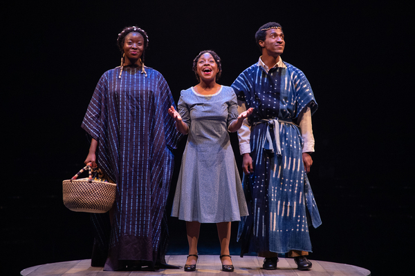 Abiola Obatolu as Olivia, Erica Durham as Nettie and Dana Orange as Adam