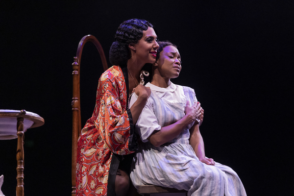 Christina Acosta Robinson as Shug Avery and Angela Wildflower as Celie
