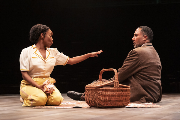 Angela Wildflower as Celie and Ken Robinson as Mister