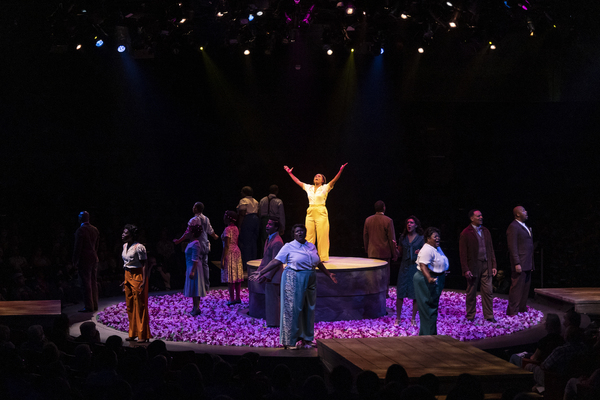 Angela Wildflower as Celie and the company