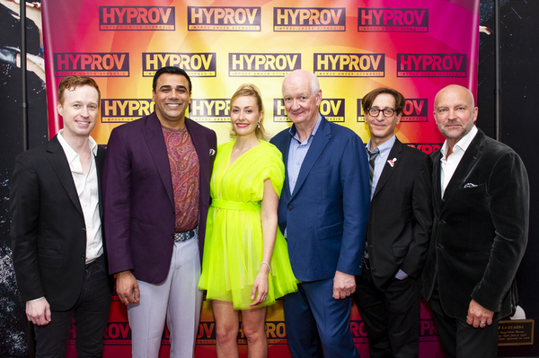 Cody Lassen, Asad Mecci, Sarah Power, Colin Mochrie, Stan Zimmerman and Jeff Andrews