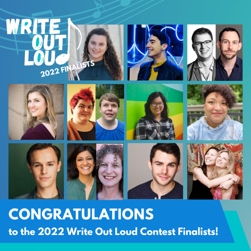 Taylor Louderman & Benjamin Rauhala's Write Out Loud Announces 2022 Finalists 