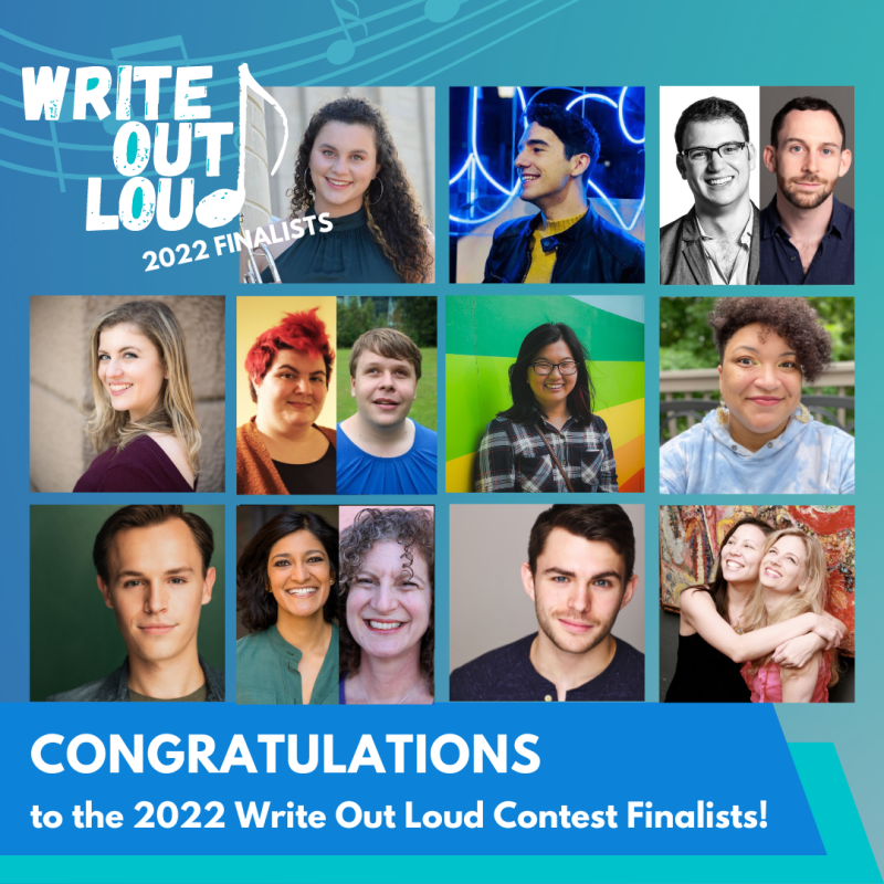 Taylor Louderman & Benjamin Rauhala's Write Out Loud Announces 2022 Finalists Image