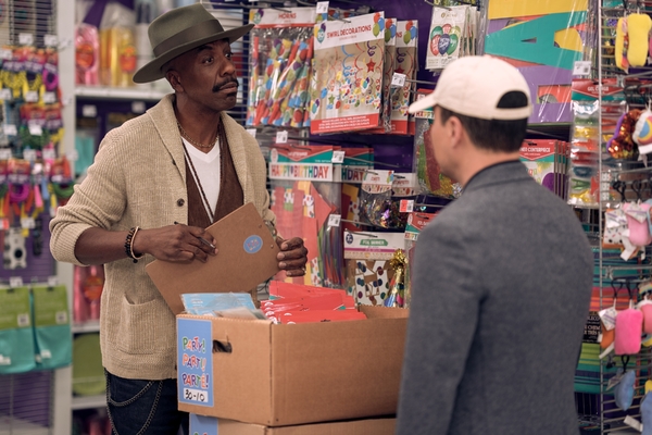 J.B. Smoove as Percy, Randall Park as Timmy in episode 102 of Blockbuster