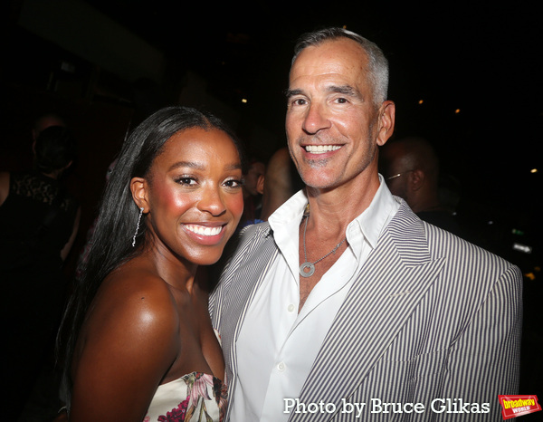  Brianna Stoute and Director Jerry Mitchell  Photo