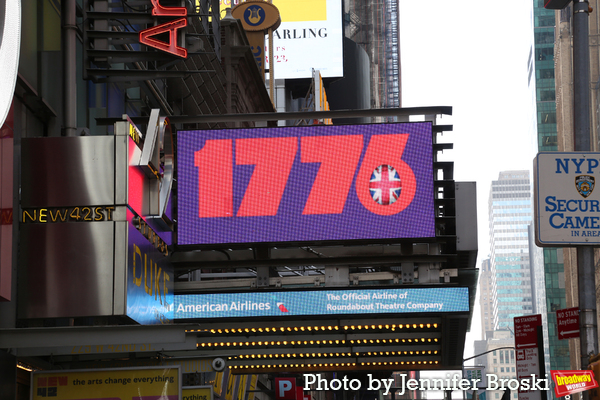 Up on the Marquee: 1776 Image