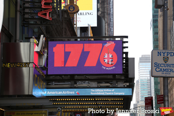 Up on the Marquee: 1776 Image