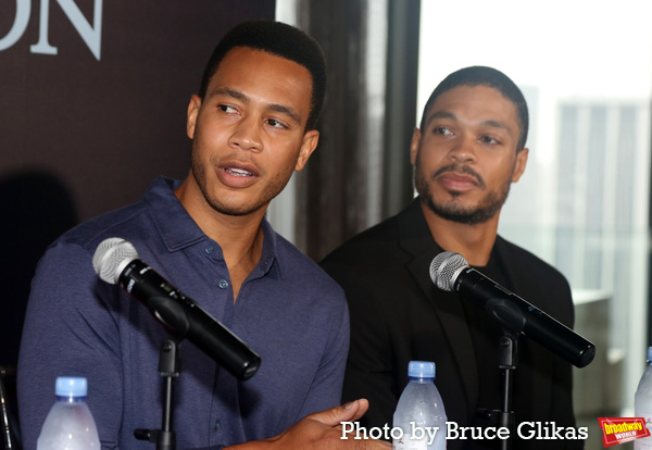 Trai Byers and Ray Fisher Photo