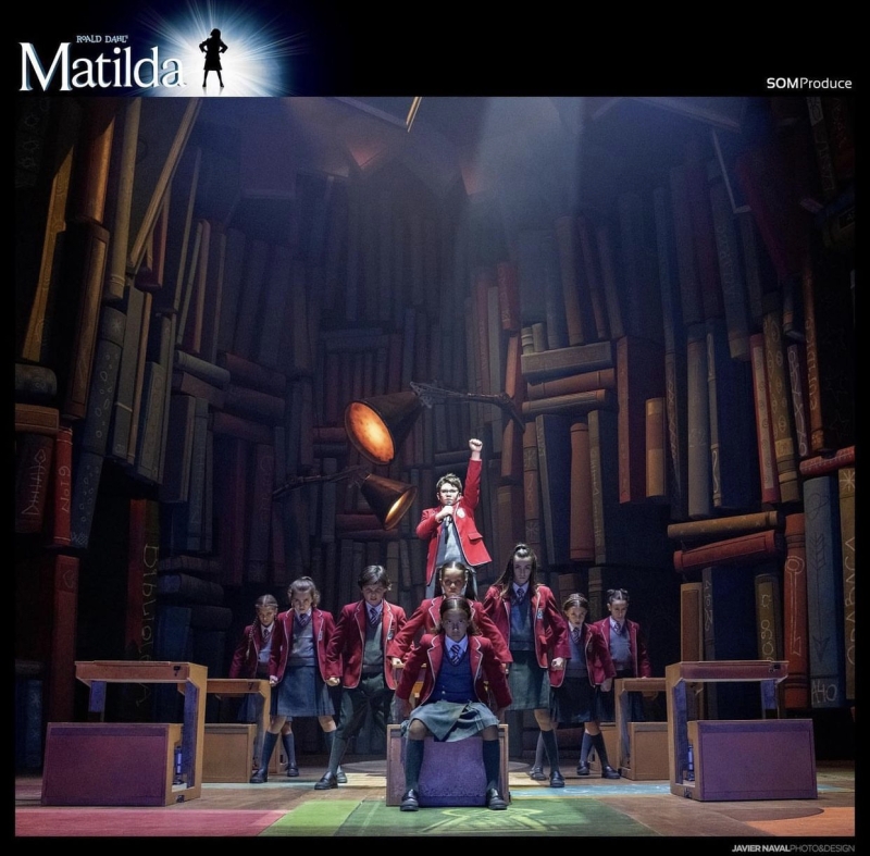 PHOTO: Primera imagen de escena de MATILDA EL MUSICAL en Madrid 