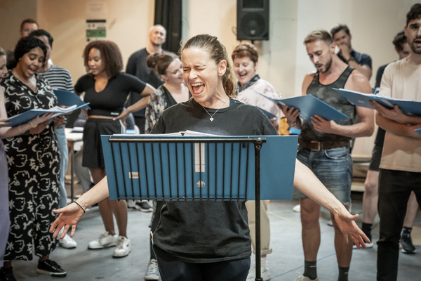 Photos: Andrew Rannells, Katie Brayben, and More in Rehearsal For TAMMY FAYE Image