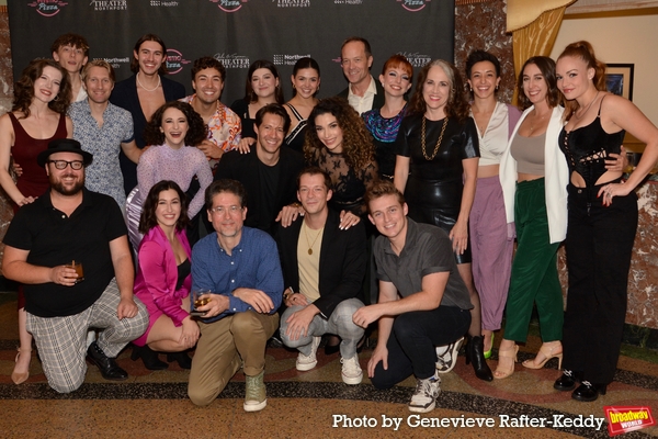 Igor Goldin (Director), Ashley Marielli, Tiger Brown and the Cast of Mystic Pizza tha Photo