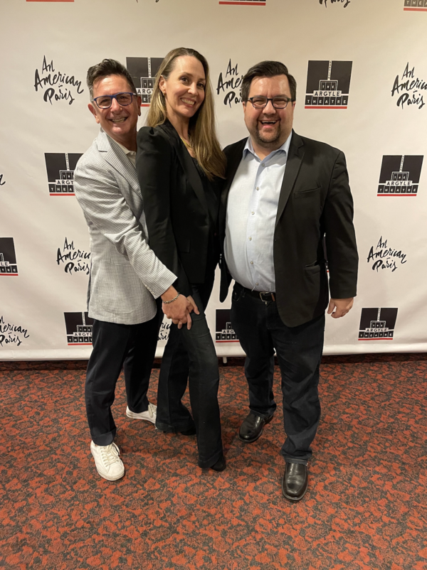 Evan Pappas, Shannon Lewis and Michael Cassara (Casting Director) Photo