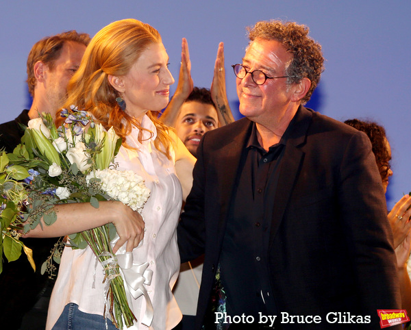 Jessica Phillips and Director Michael Greif Photo