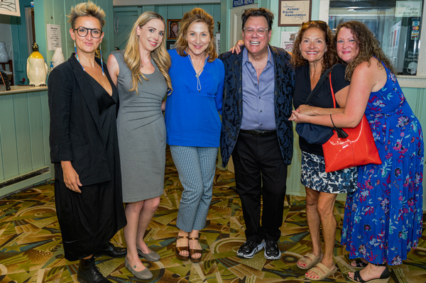 Buffy Cardozo, Maggie O'Rourke, Edie Falco, Joe Brancato, actress Aida Turturro, Dana Photo