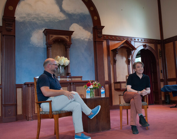 Carl Andress and Charles Busch Photo