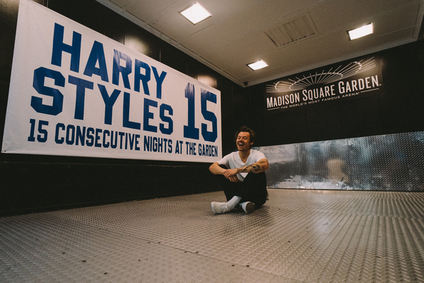 Photos: Harry Styles Makes History At MSG As Banner Is Raised To The Rafters Following 15 Consecutive Nights Of 'Love On Tour' At The Garden 