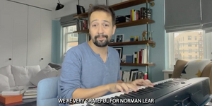 Watch Lin-Manuel Miranda Wish Norman Lear Happy Birthday Through Song Video