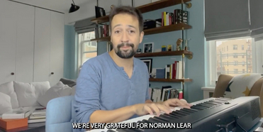 VIDEO: Watch Lin-Manuel Miranda Wish Norman Lear Happy Birthday Through Song Photo