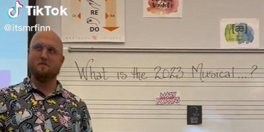 WATCH: Teacher's TikToks Revealing High School's Upcoming Musical Go Viral Photo