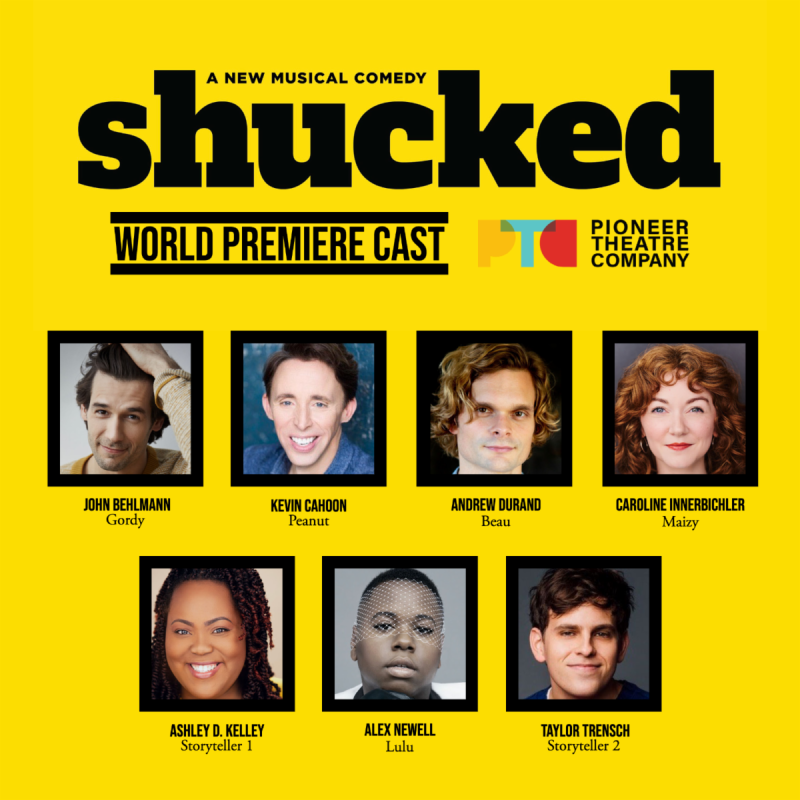 Alex Newell, Taylor Trensch, Caroline Innerbichler & More to Lead SHUCKED World Premiere at Pioneer Theatre Company  Image