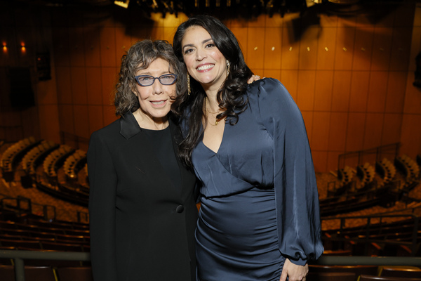 From left, actor Lily Tomlin and cast member Cecily Strong Photo