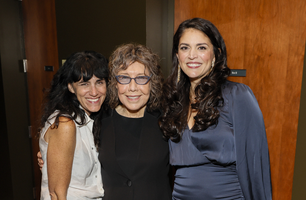 From left, actor Lily Tomlin, director Leigh Silverman and cast member Cecily Strong Photo