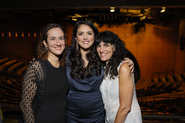 From left, Center Theatre Group Managing Director/CEO Meghan Pressman, cast member Ce Photo