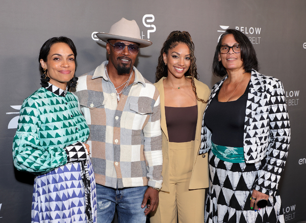 Rosario Dawson, Jamie Foxx, Corinne Foxx, Isabel Celeste Photo