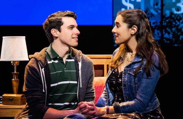 L to R Anthony Norman (Evan Hansen) 
Alaina Anderson (Zoe Murphy) Photo