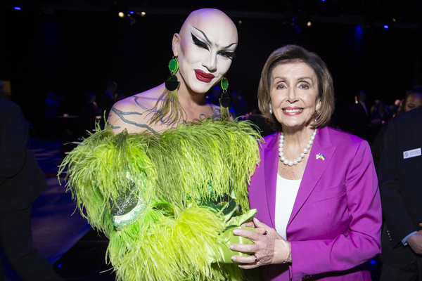 Sasha Velour and Nancy Pelosi Photo