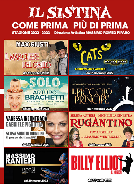 Previews: PRESENTAZIONE DELLA NUOVA STAGIONE del TEATRO SISTINA Image
