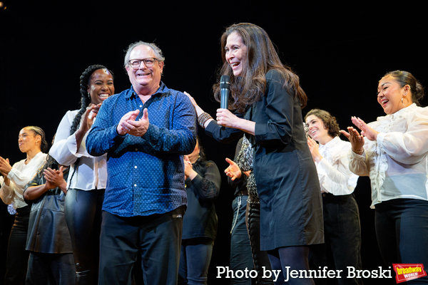 Keith Edwards, Diane Paulus, and the cast of 1776 Photo