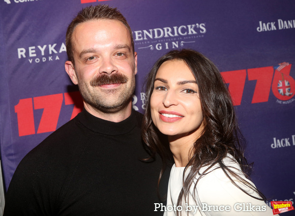 Photos: Stars Arrive on the 1776 Red Caret on Opening Night Image