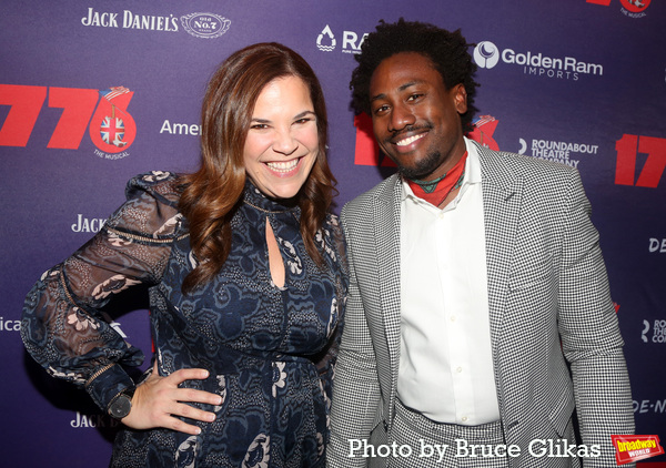 Photos: Stars Arrive on the 1776 Red Caret on Opening Night Image