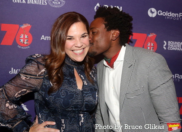 Photos: Stars Arrive on the 1776 Red Caret on Opening Night Image