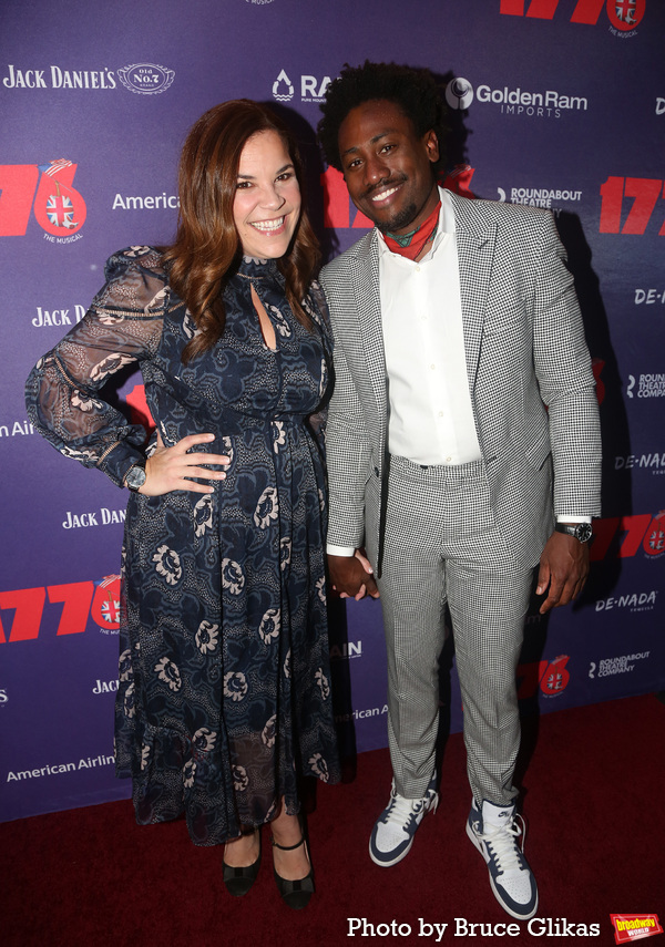 Photos: Stars Arrive on the 1776 Red Caret on Opening Night Image