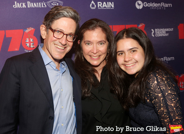 Randy Weiner, Diane Paulus and Katharine Weiner Photo