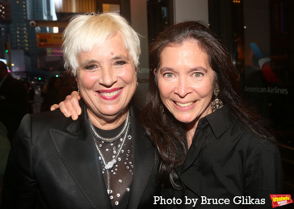 V (Formerly Eve Ensler now known as "V") and Diane Paulus  Photo