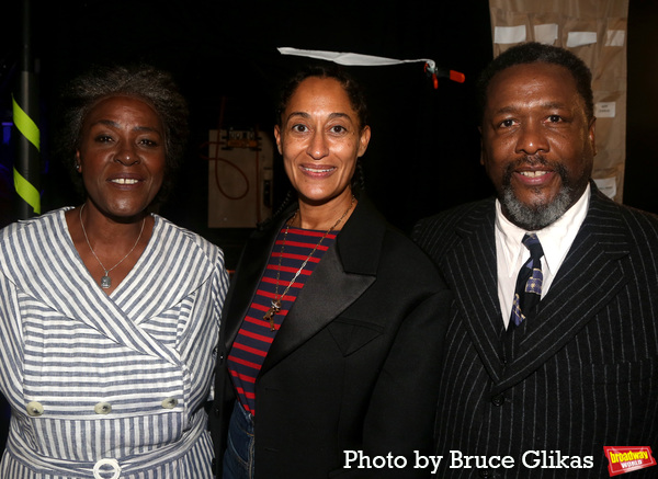 Photos: Tracee Ellis Ross Visits the Cast of DEATH OF A SALESMAN Image