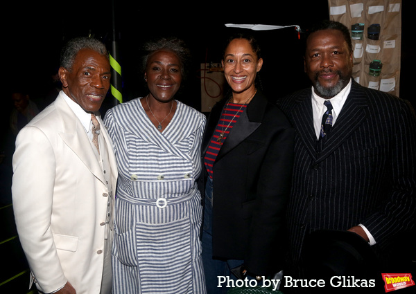 Photos: Tracee Ellis Ross Visits the Cast of DEATH OF A SALESMAN Image