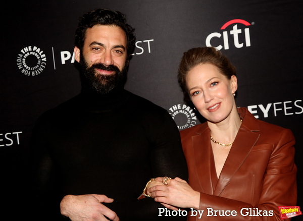 Morgan Spector and Carrie Coon  Photo