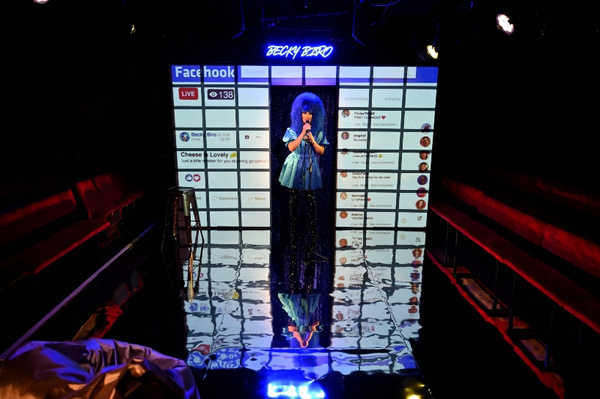 Photos: First Look at Gigi Zahir, Aka Crayola The Queen, As Becky Biro In FAME WHORE At The King's Head Theatre Image