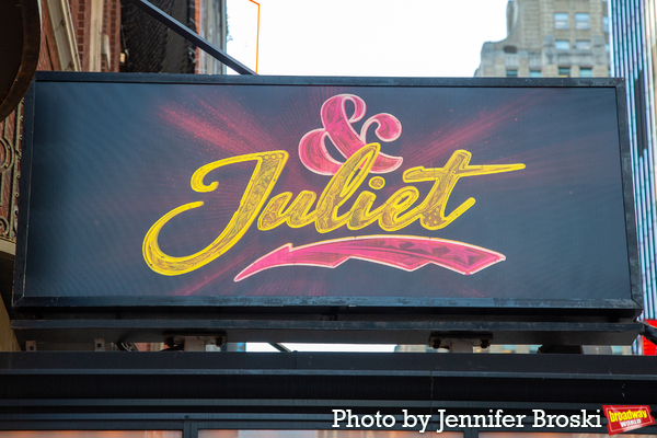 Up on the Marquee: & JULIET Image