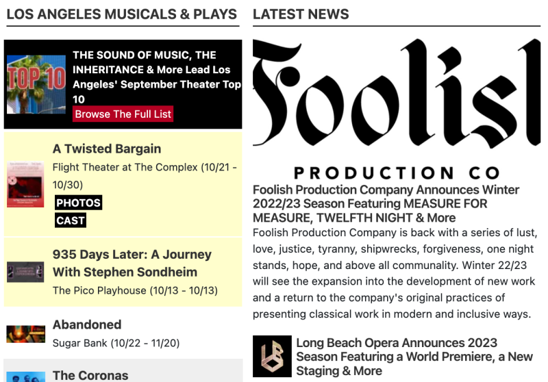 Engaging the BroadwayWorld Audience on a Budget Image