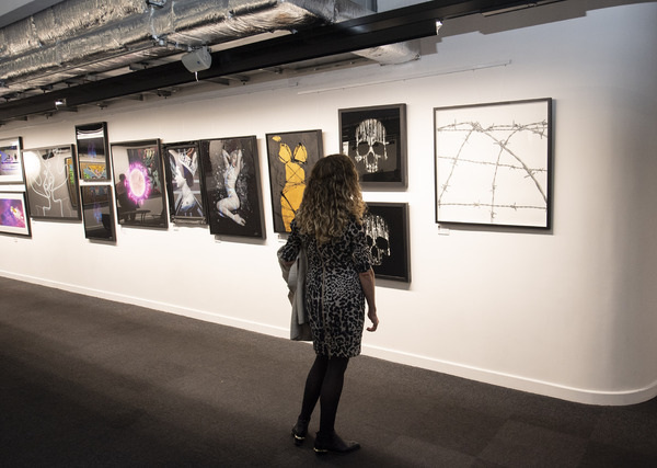 ‘Caged’ art exhibition at the Riverside Studios Photo